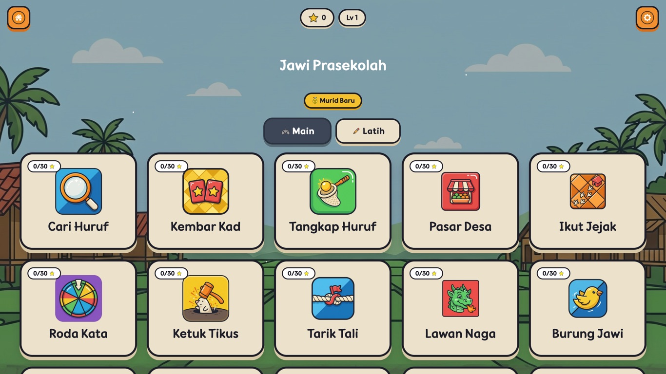 Permainan Jawi dan Pendidikan Islam Prasekolah