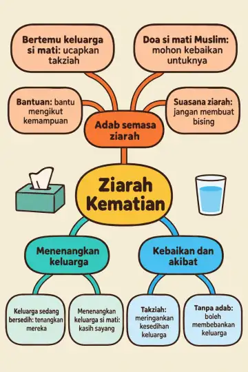 Poster peta minda Ziarah Kematian