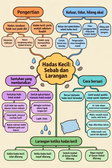 Poster peta minda Hadas Kecil: Sebab dan Larangan