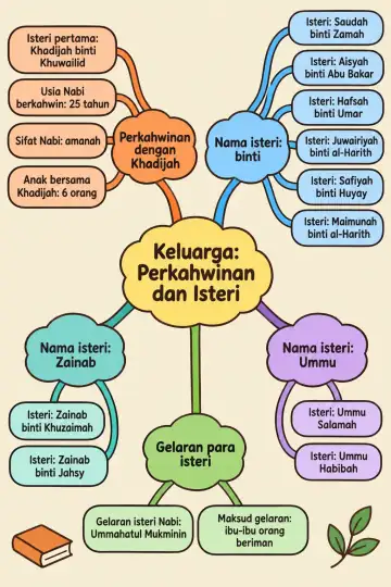 Poster peta minda Keluarga: Perkahwinan dan Isteri